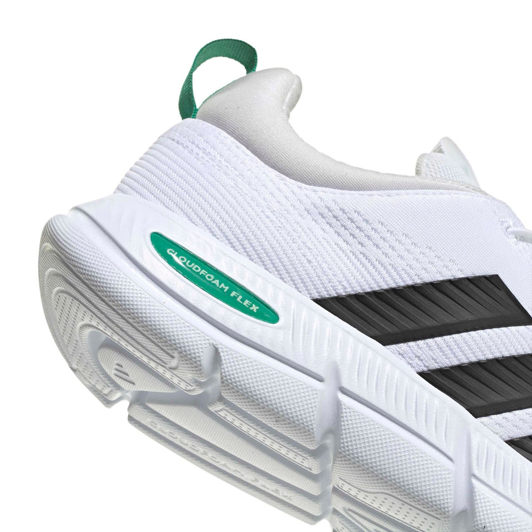 adidas Cloudfoam Flex - Elastic Laces - ftwwht/cblack/cougrn