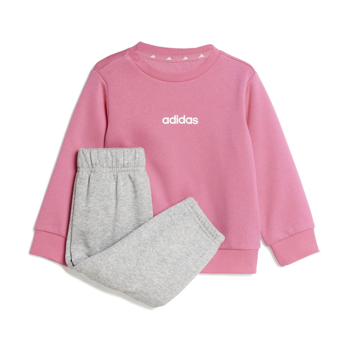 adidas I Lin Fl Jog - pnkfus/white