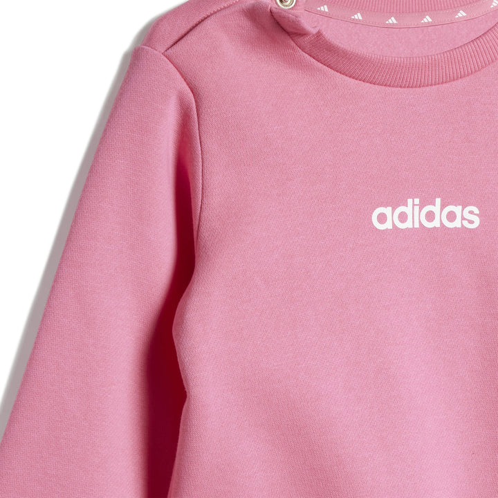 adidas I Lin Fl Jog - pnkfus/white