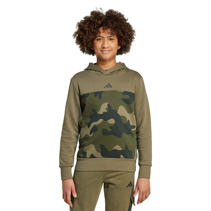 adidas J  Camo Fl Hd - olistr/black