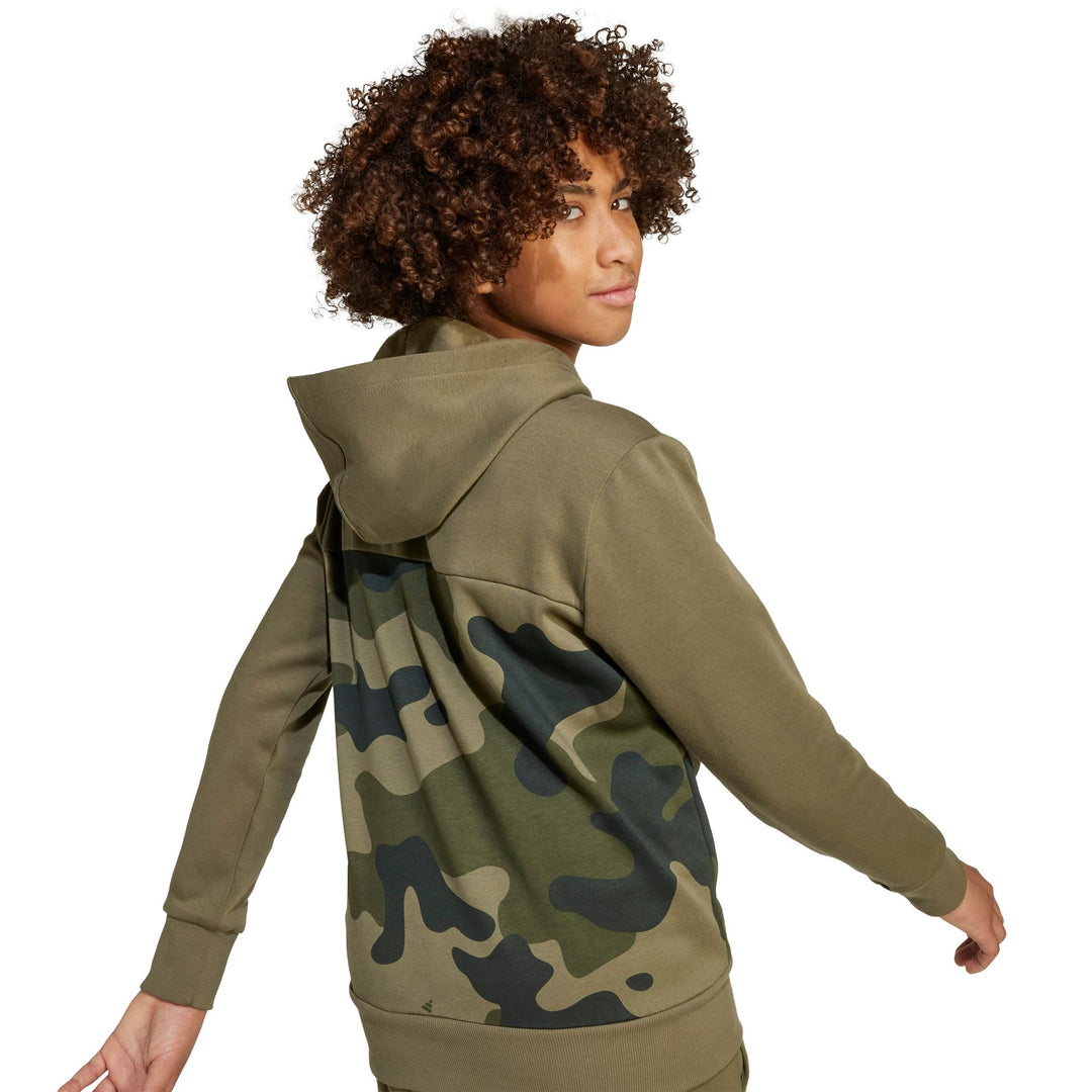 adidas J  Camo Fl Hd - olistr/black