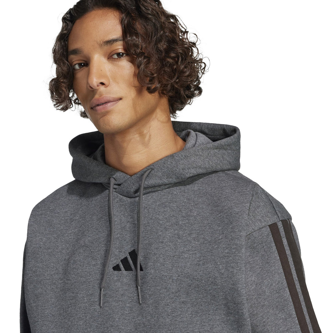 adidas M 3S Fl Hd - dgreyh/black