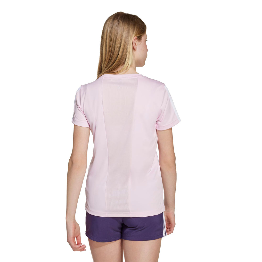 adidas Jg Tr-Es 3S Tee - clpink/white