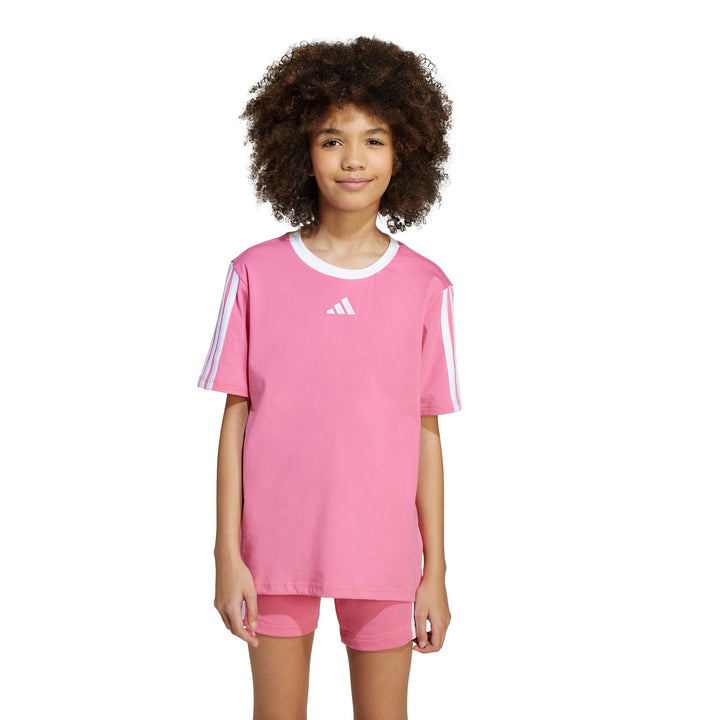 adidas Jg 3S Bf Tee - pnkfus/white
