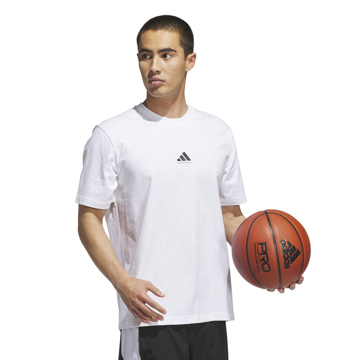 adidas Bb Found Tee - white/black