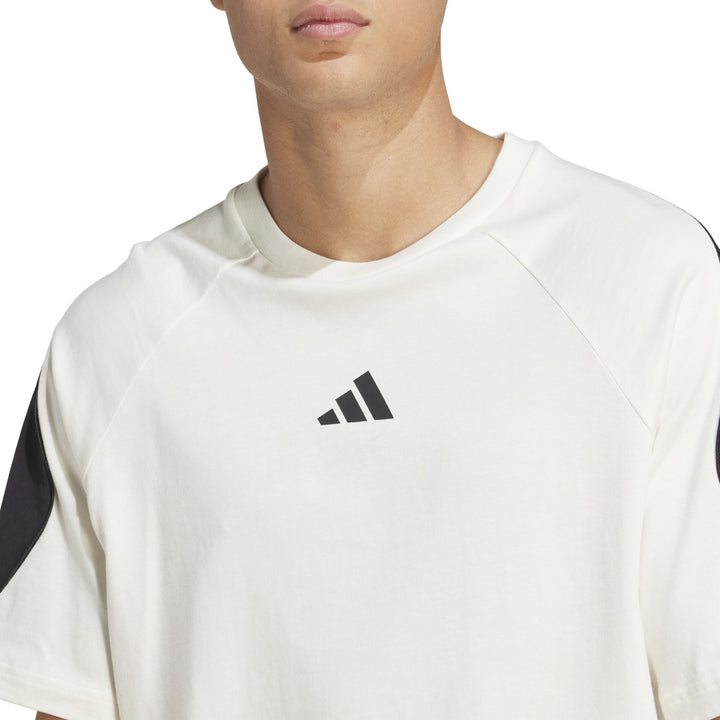 adidas M Stadium Tee - owhite/black