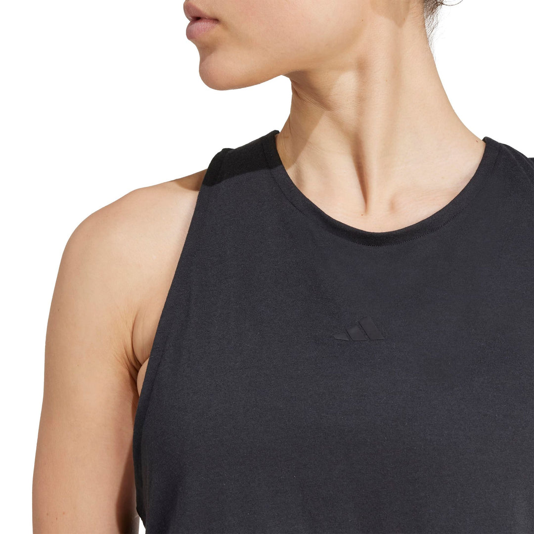 adidas Yga  Es Crop Tk - black