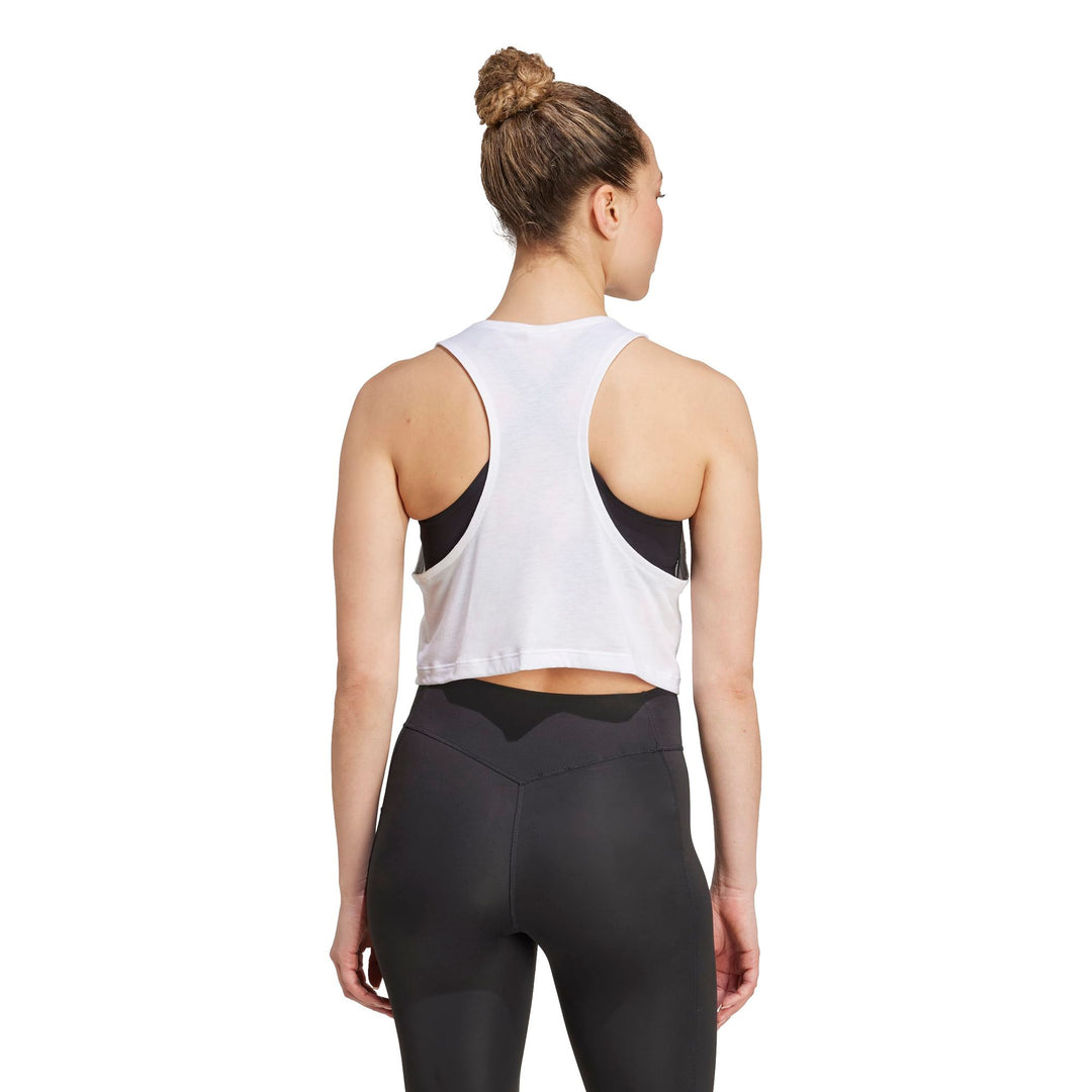 adidas Yga  Es Crop Tk - white