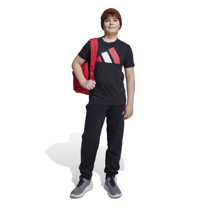 adidas J Bl Tee 160 - black/purrub/white