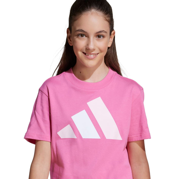 adidas J Bl Tee 160 - pnkfus/clpink/white
