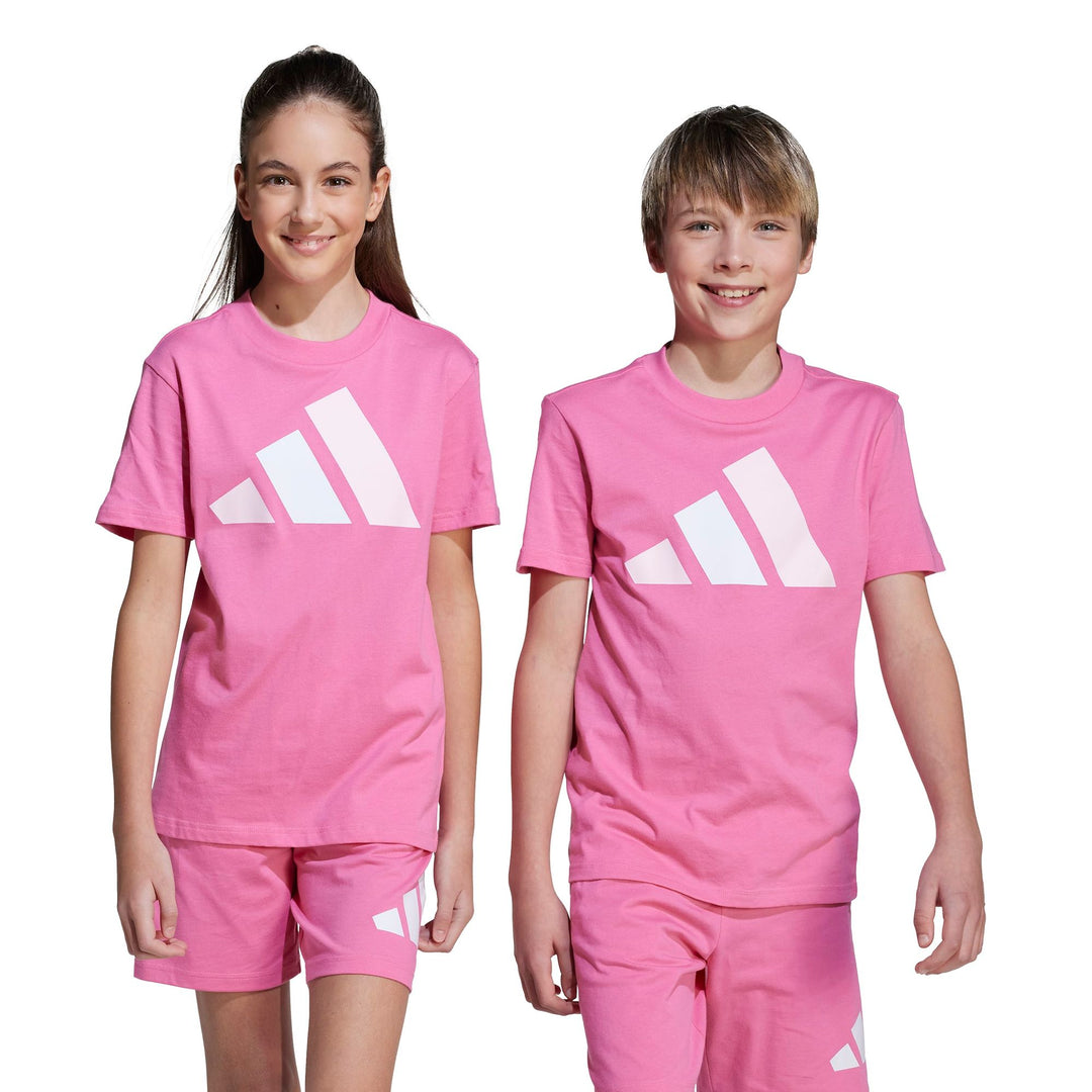 adidas J Bl Tee 160 - pnkfus/clpink/white