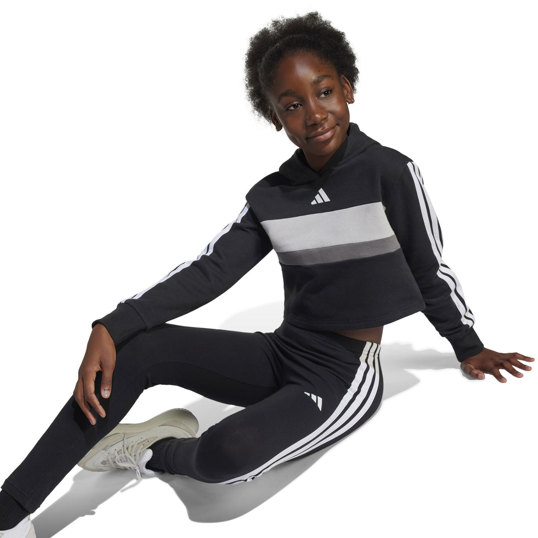adidas Jg 3S Tib Fl St - black/white/gretwo