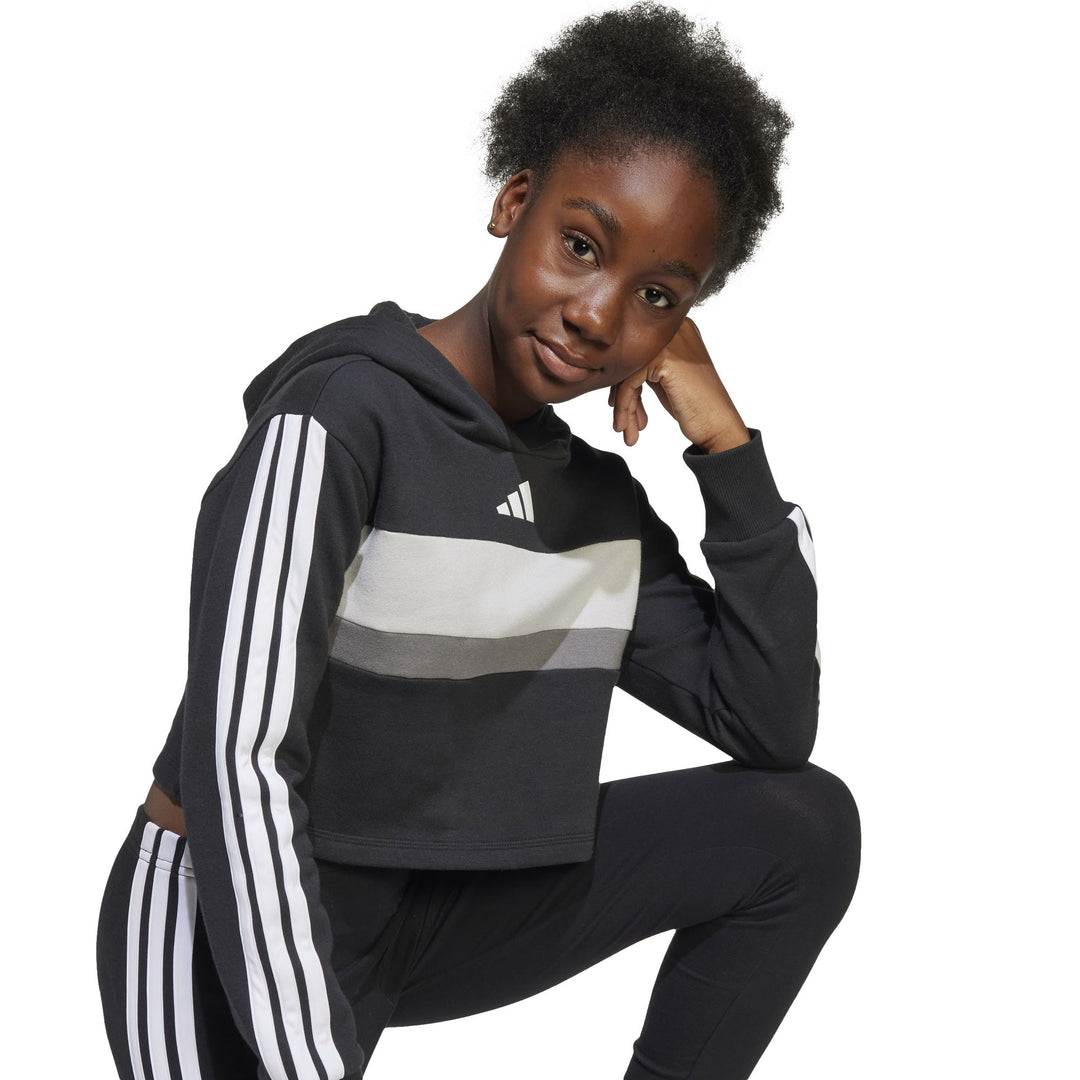 adidas Jg 3S Tib Fl St - black/white/gretwo