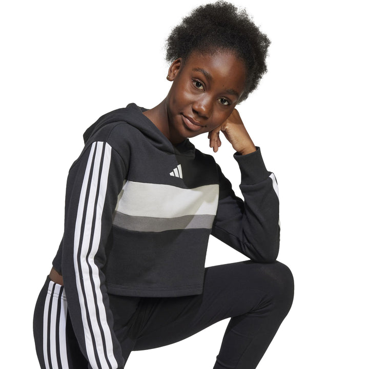 adidas Jg 3S Tib Fl St - black/white/gretwo