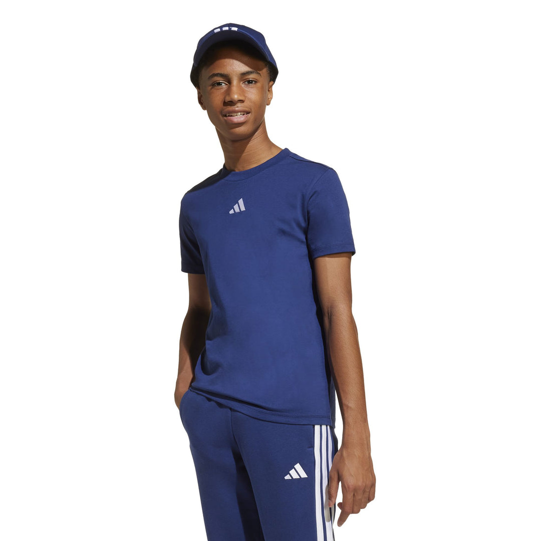 adidas J Sl Tee 160 - dkblue/white