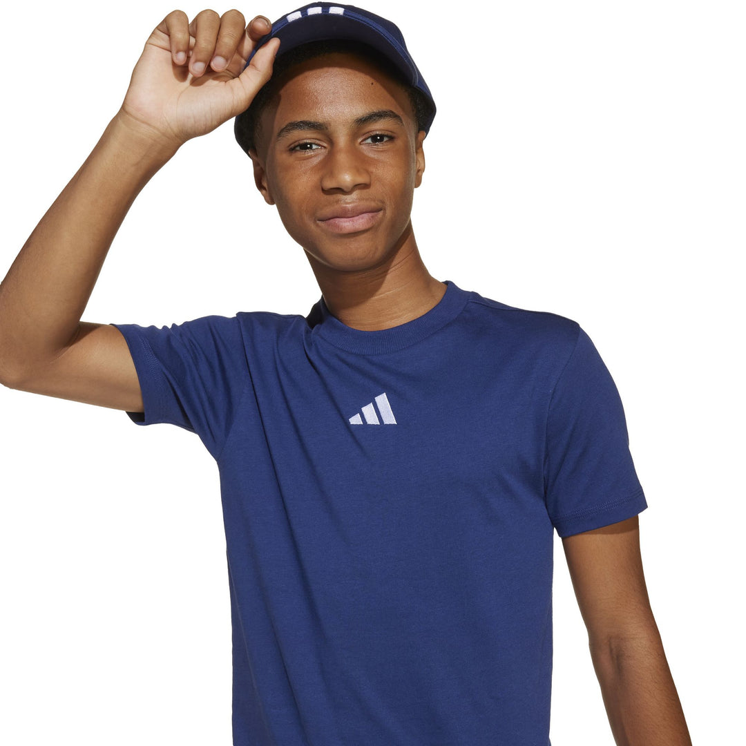adidas J Sl Tee 160 - dkblue/white