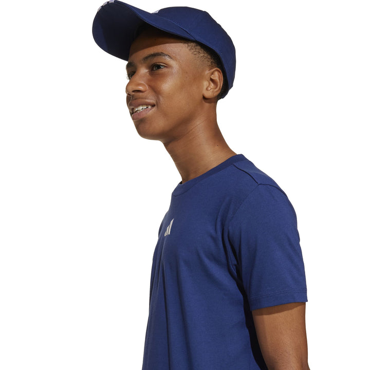 adidas J Sl Tee 160 - dkblue/white
