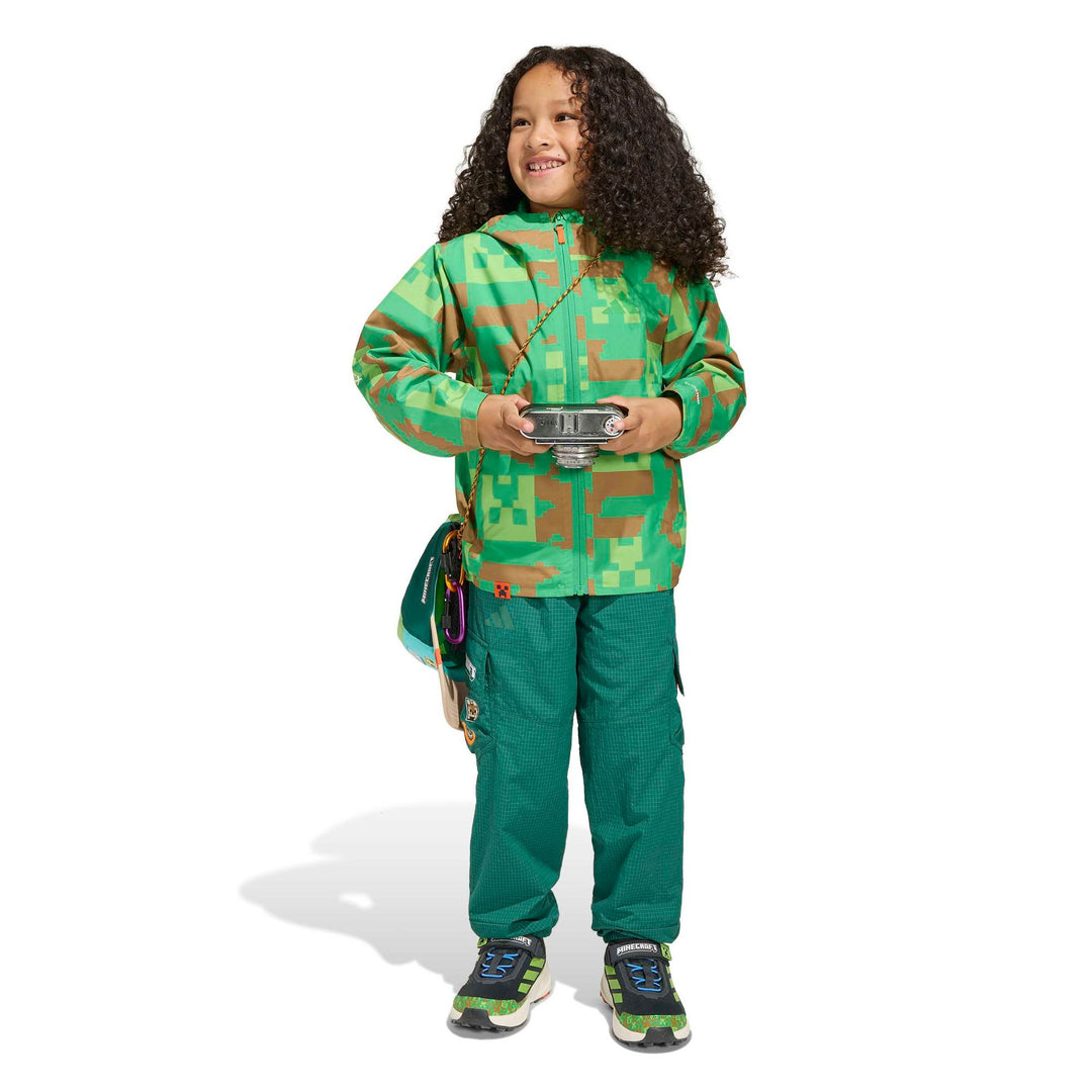 adidas K Mc Mt Rn Jacke - vivgrn/brndes/seluli