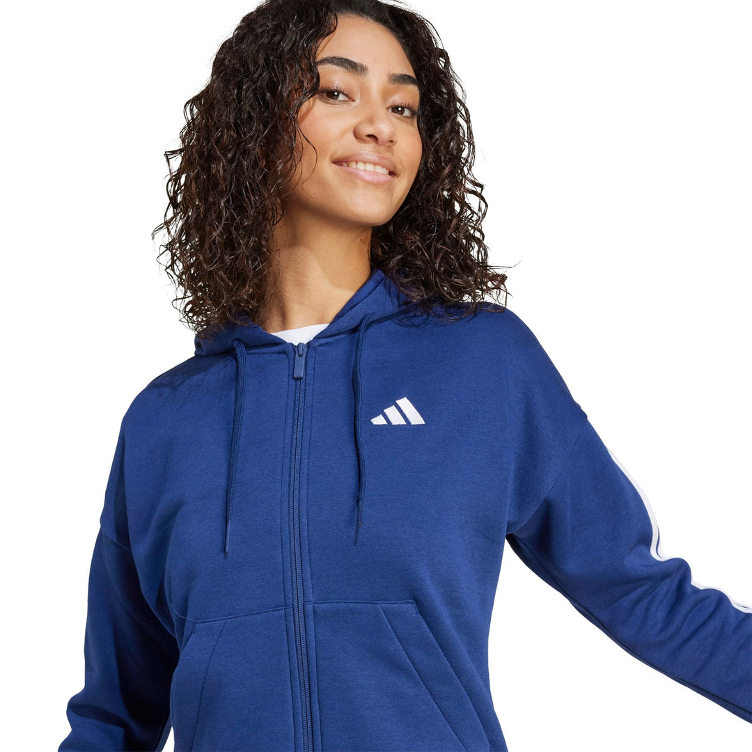 adidas W 3S Fl Fz Hd - dkblue/white