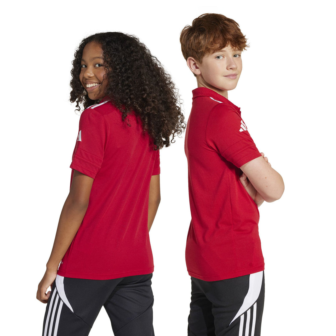 adidas Squadra 25 C Polo Y Kinder - tmpwrd/white