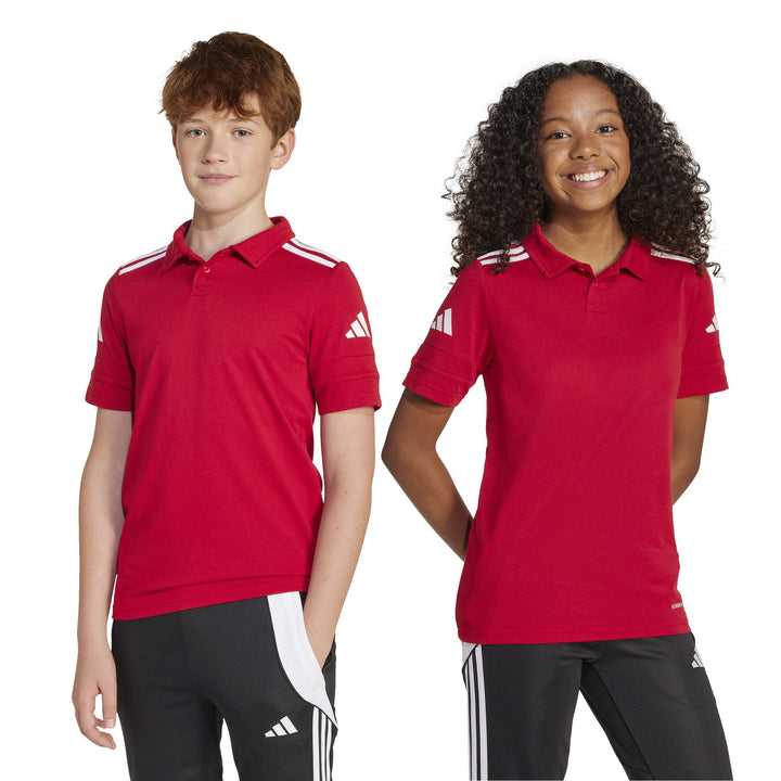 adidas Squadra 25 C Polo Y Kinder - tmpwrd/white