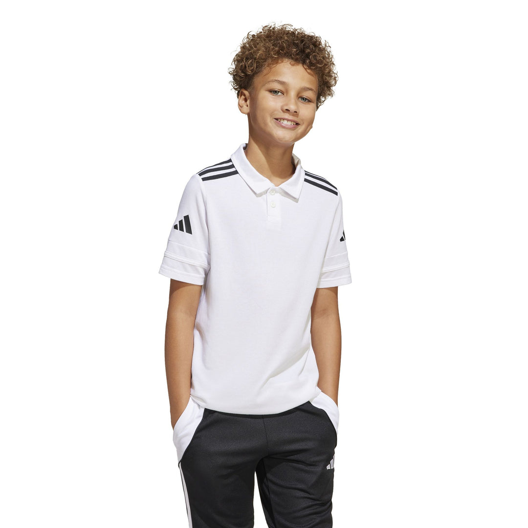 adidas Squadra 25 C Polo Y Kinder - white/black