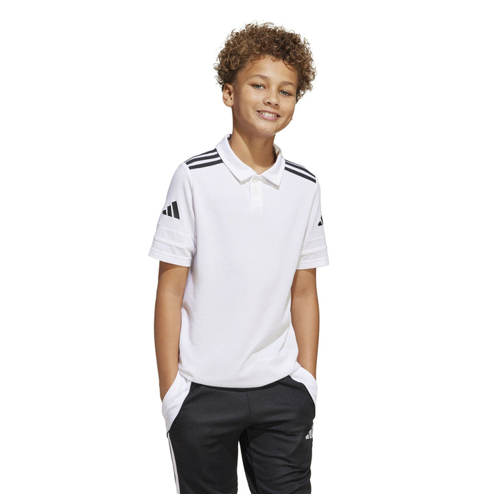 adidas Squadra 25 C Polo Y Kinder - white/black