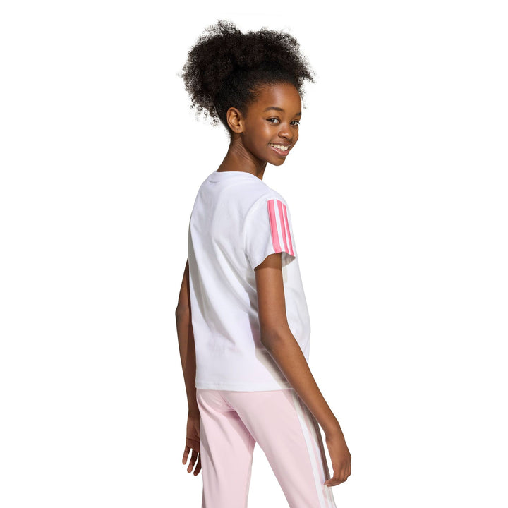 adidas Jg 3S Tee 160 - white/pnkfus