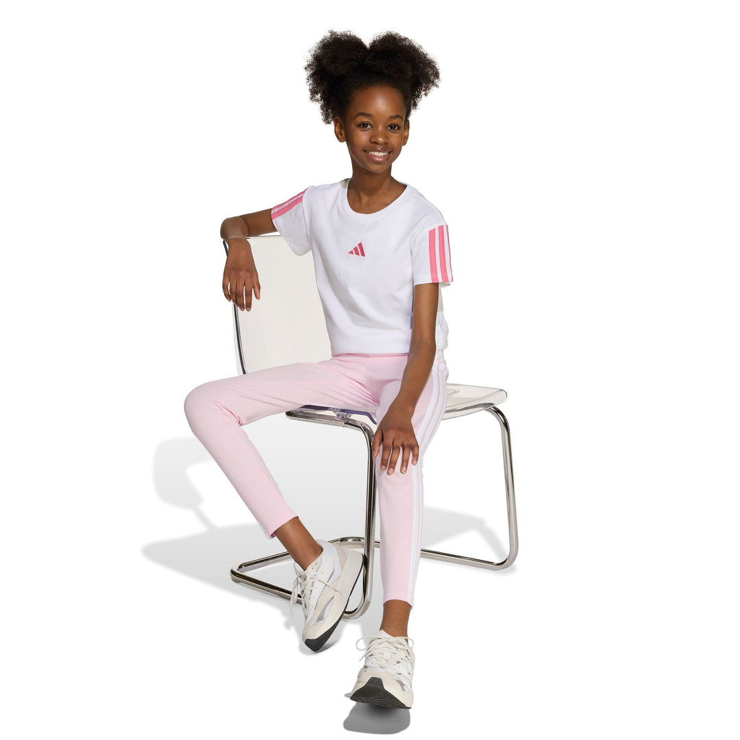 adidas Jg 3S Tee 160 - white/pnkfus