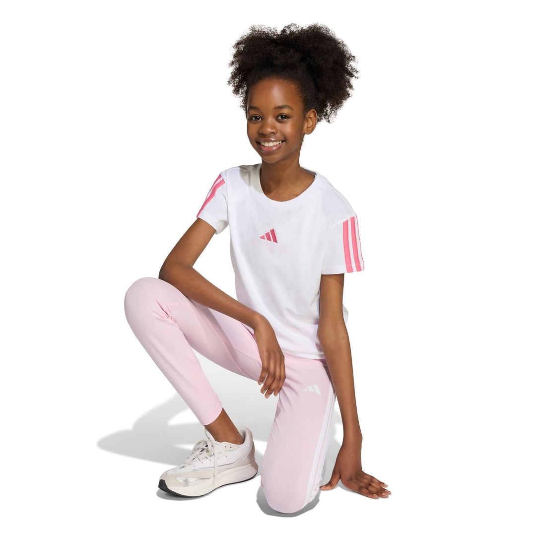 adidas Jg 3S Tee 160 - white/pnkfus