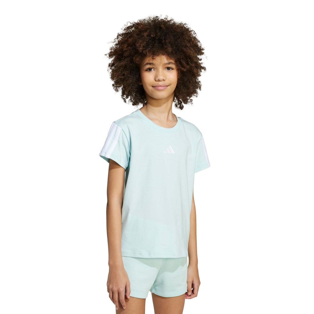 adidas Jg 3S Tee 160 - halmin/white