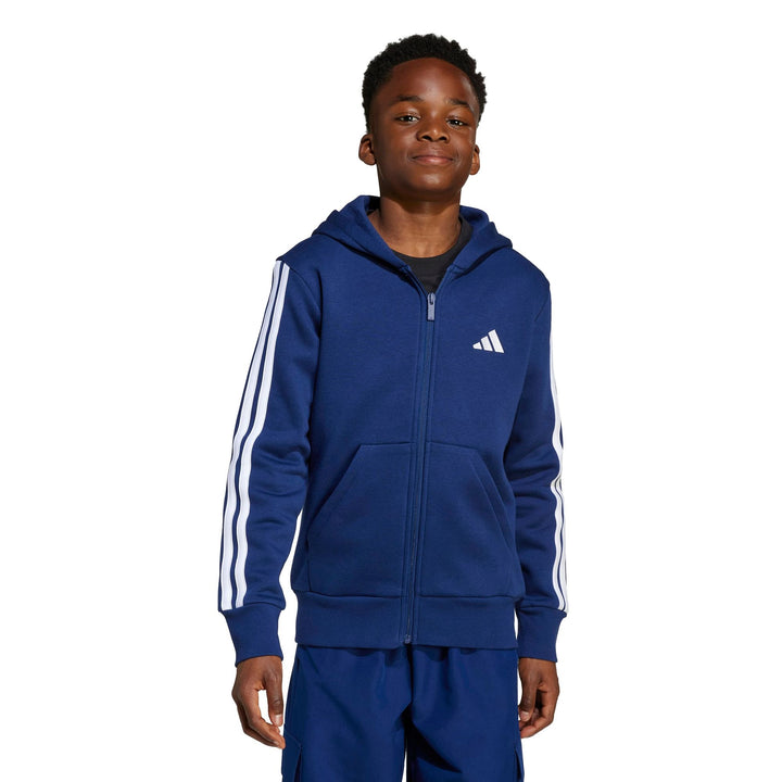 adidas J 3S Fl Fz Hd - dkblue/white