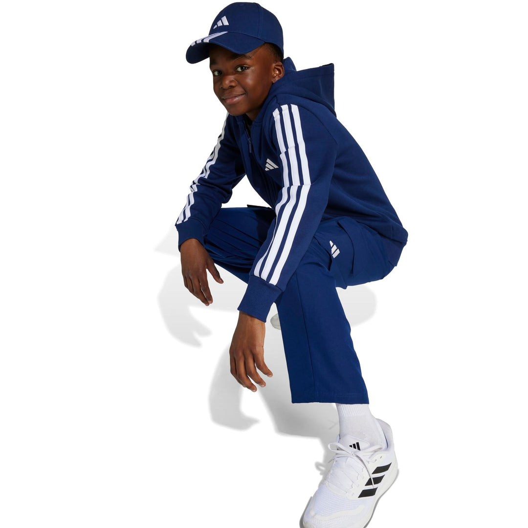 adidas J 3S Fl Fz Hd - dkblue/white