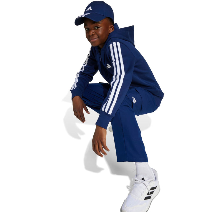 adidas J 3S Fl Fz Hd - dkblue/white