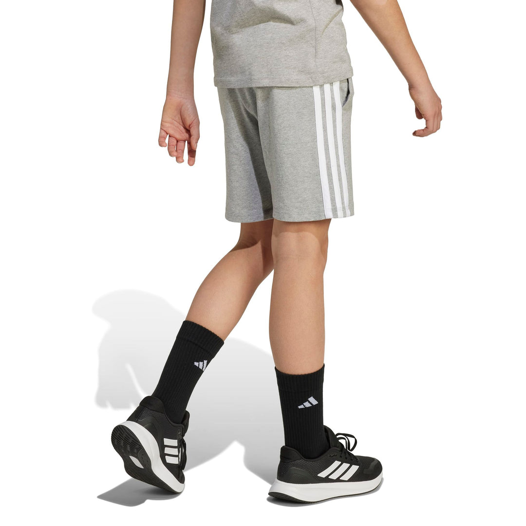 adidas J 3S Kn Sh 210 - mgreyh/white