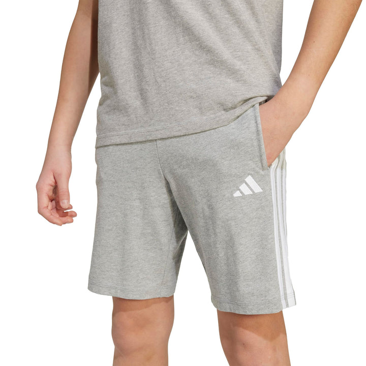 adidas J 3S Kn Sh 210 - mgreyh/white