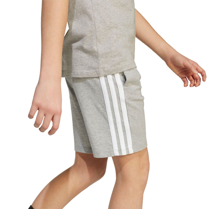adidas J 3S Kn Sh 210 - mgreyh/white