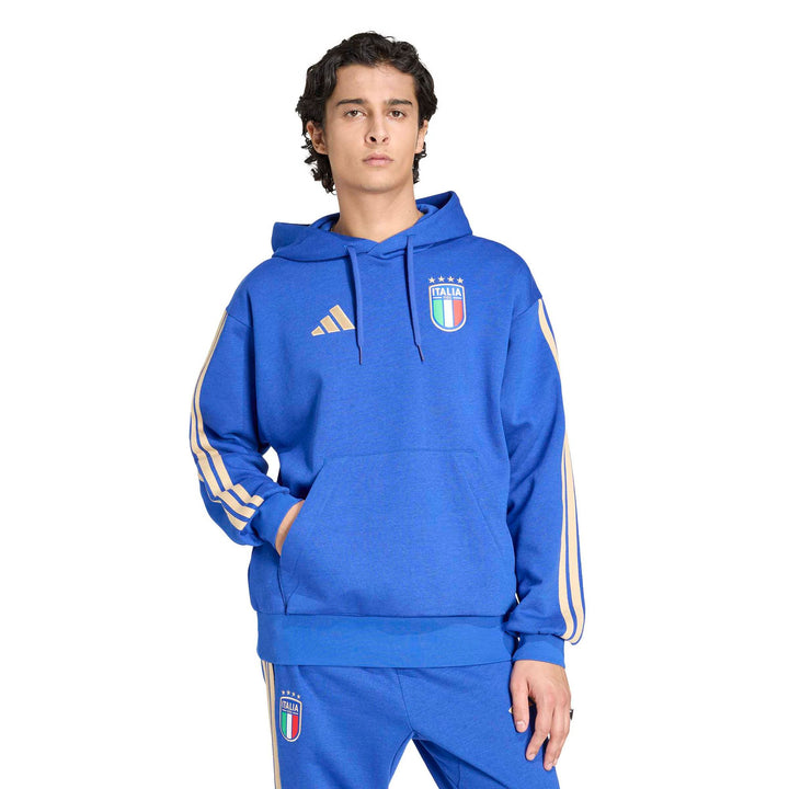 adidas Figc Dna Fl Hd - boblue
