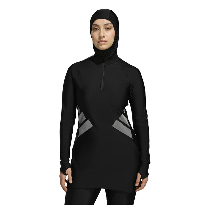 adidas Bb Ls Swim Top - black/white