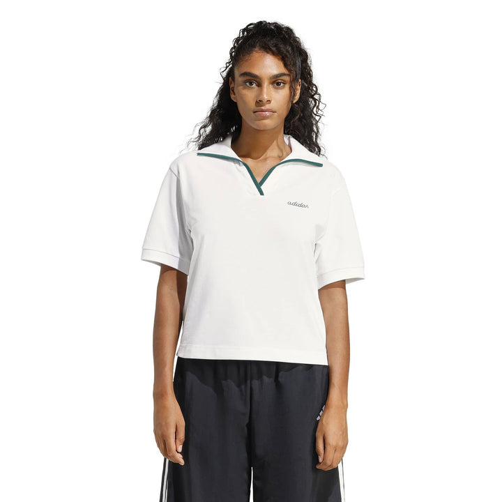 adidas W Cp Polo - white/cgreen