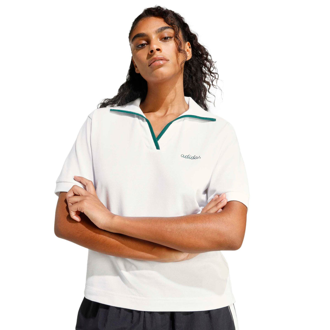adidas W Cp Polo - white/cgreen
