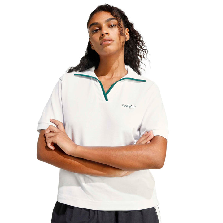 adidas W Cp Polo - white/cgreen