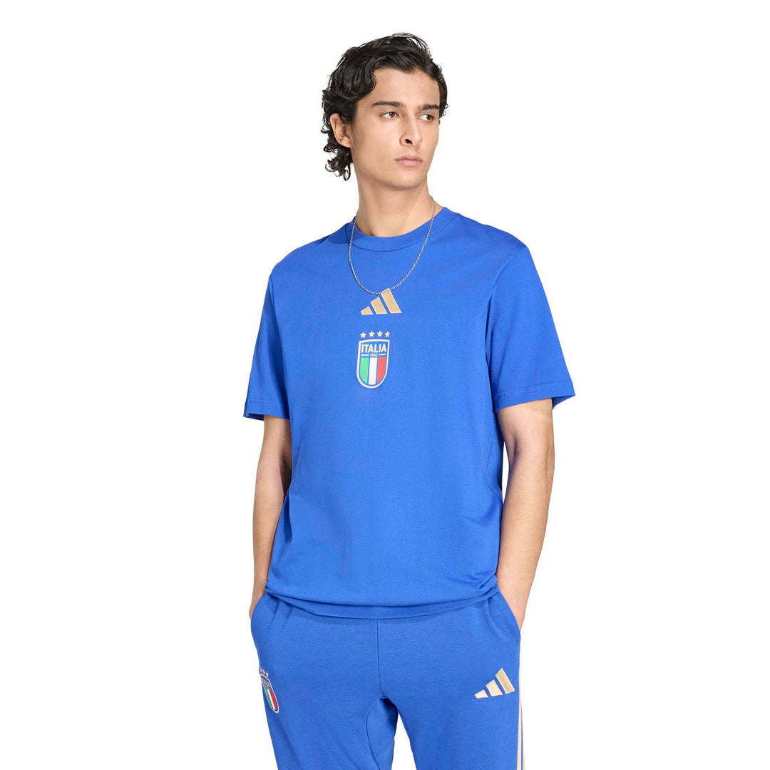 adidas Figc Dna Gr Tee - boblue