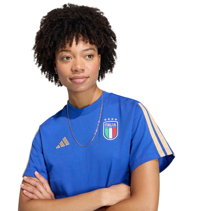 adidas Figc Wmn Tee - boblue