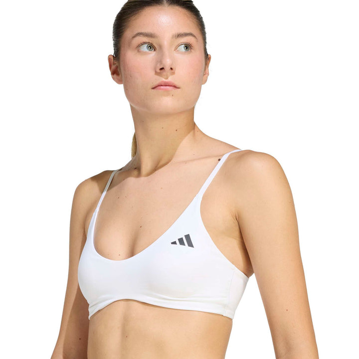 adidas Opt Ess Ls Bra - white