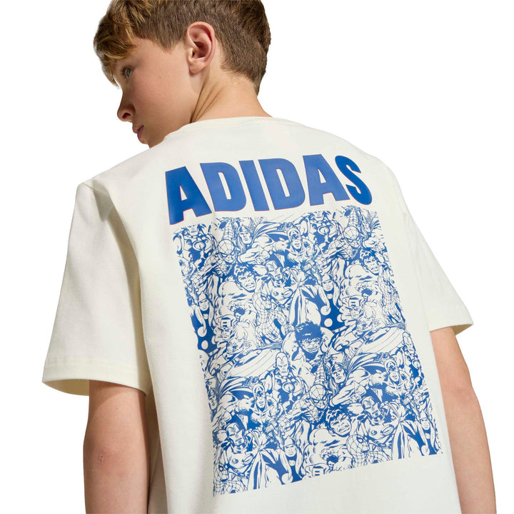 adidas J Mrvl Av Gfx T - owhite/rayblu