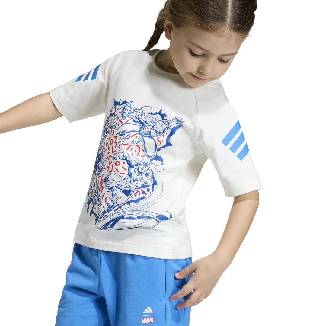 adidas Lk Mrvl Av Tset - owhite/rayblu