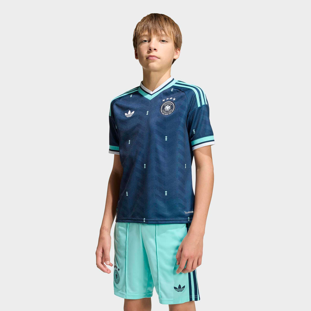 adidas DFB Deutschland Away Kinder Trikot Weltmeisterschaft 2026 World-Cup conavy-blau