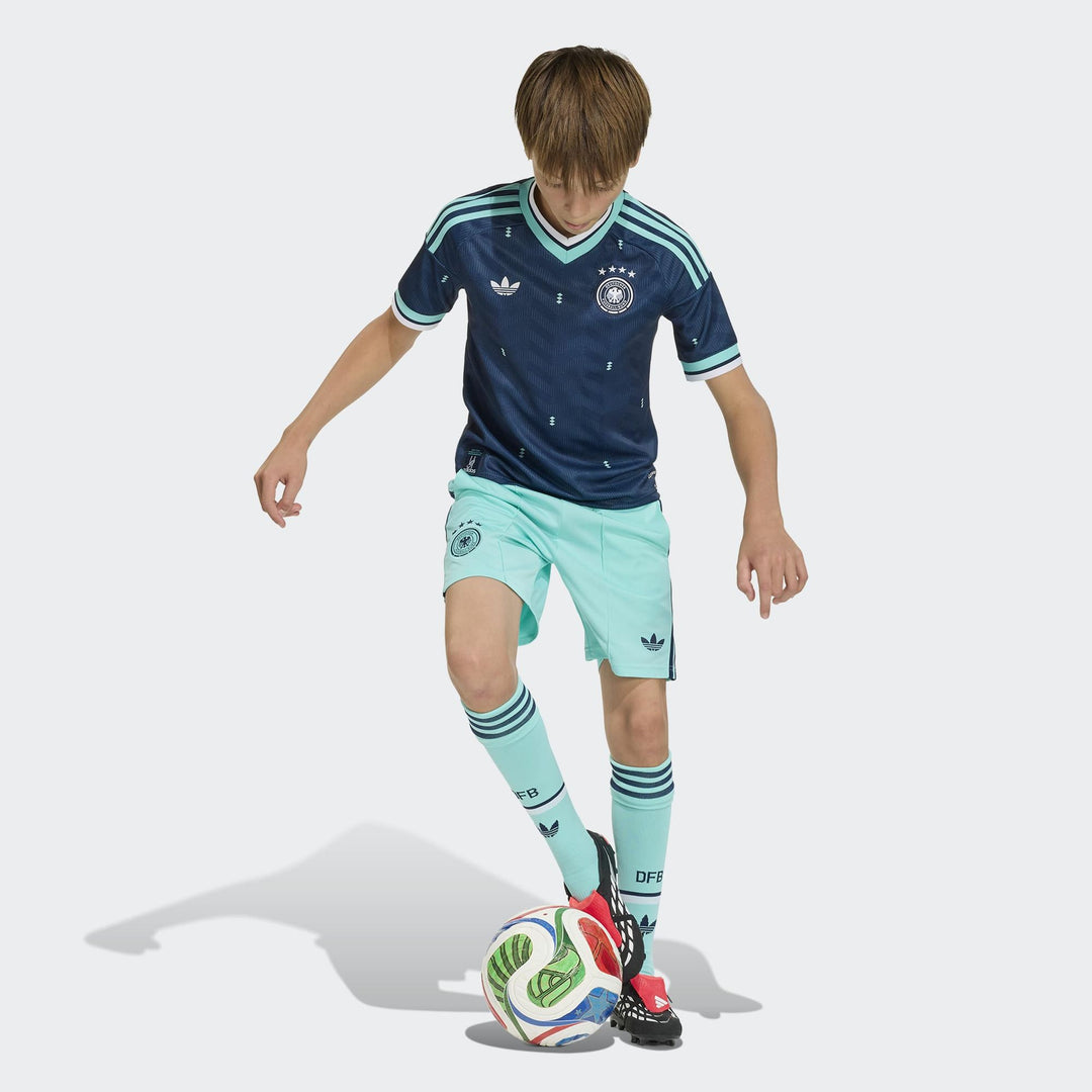 adidas DFB Deutschland Away Kinder Trikot Weltmeisterschaft 2026 World-Cup conavy-blau