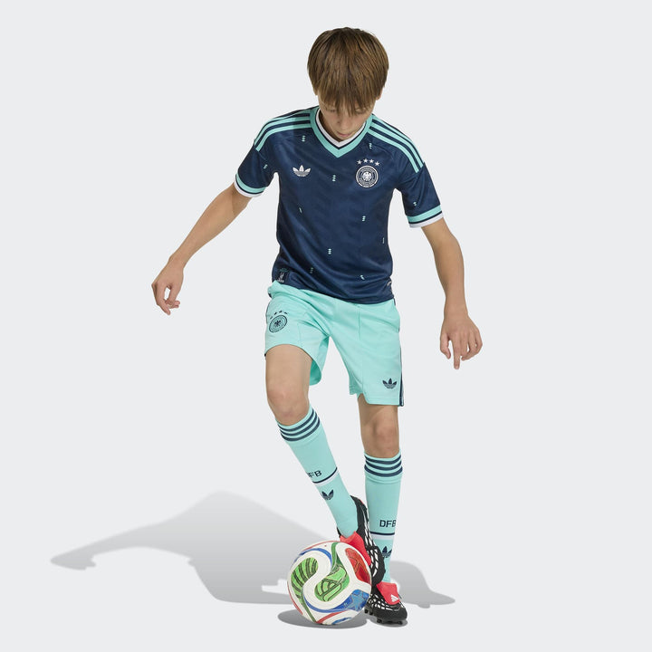 adidas DFB Deutschland Away Kinder Trikot Weltmeisterschaft 2026 World-Cup conavy-blau